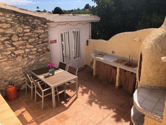 Rustico Appartment 'Olta' In Finca, See-And Garden Side Teulada Dış mekan fotoğraf