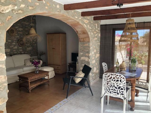 Rustico Appartment 'Olta' In Finca, See-And Garden Side Teulada Dış mekan fotoğraf